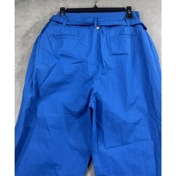 Anthropologie Antik Batik Ketty Belted Trousers Size Small Blue - Picture 8 of 12